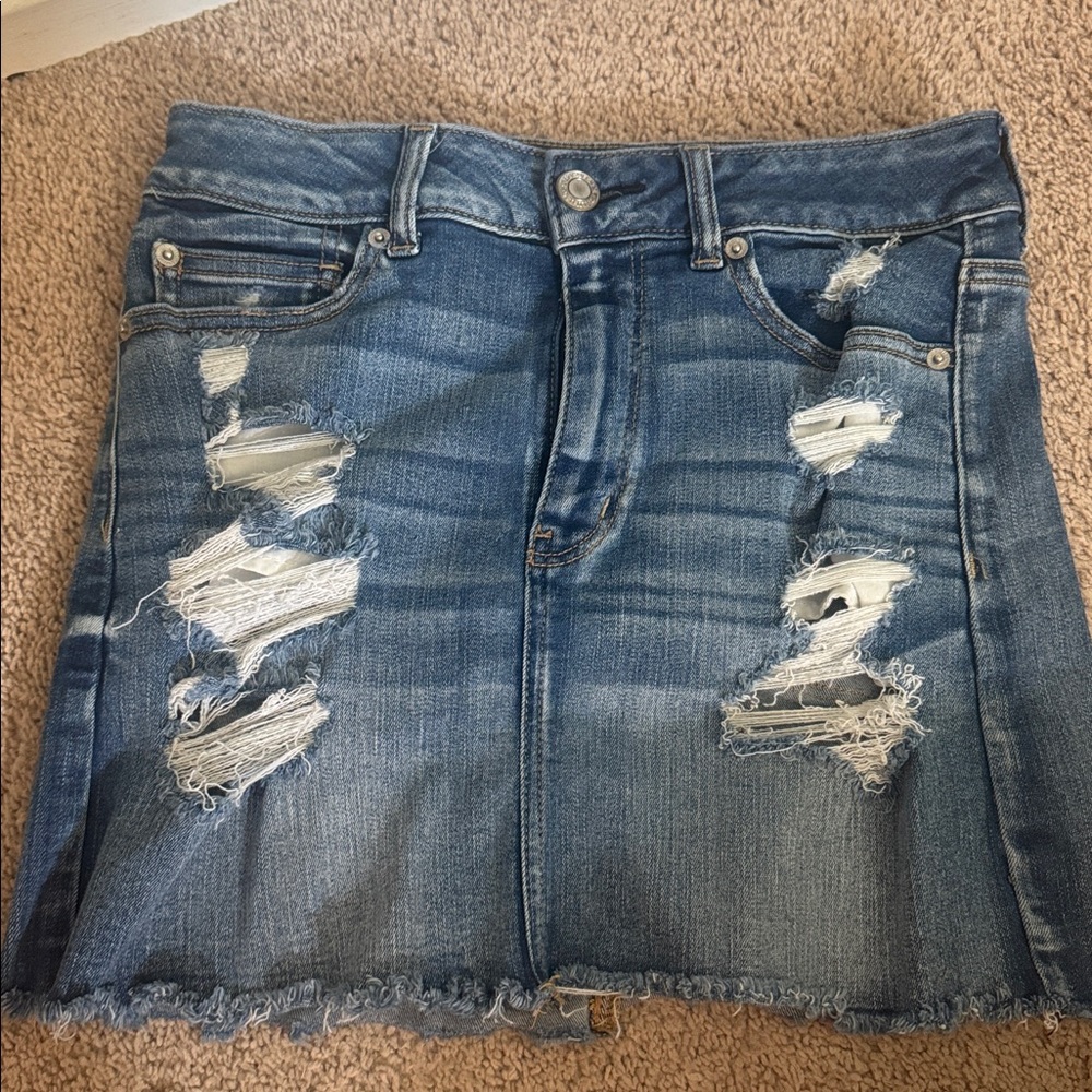 American Eagle Outfitters Blue Denim Skirt